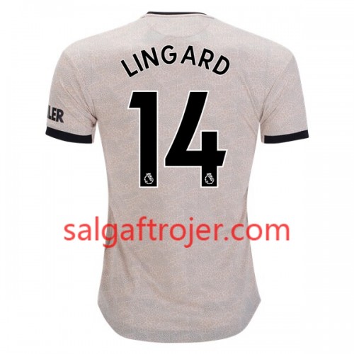 Manchester United Fodboldtrøjer Jesse Lingard 14 Udebanesæt 2019/20 Kort ærmer Manchester United Fodboldtrøjer Jesse Lingard 14 Udebanesæt 2019/20 Kort ærmer